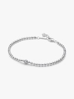 Pandora Armband Kugeln 925 Sterlingsilber Steine Weiß LäNge 18 Cm 594822C01