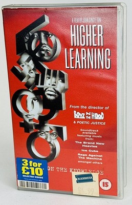 Higher Learning VHS Tape good condition Omar Epps Ice cube Laurence Fishbourne