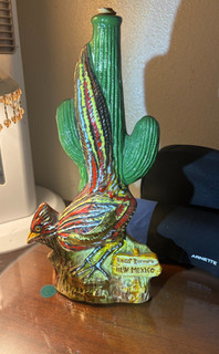 1969 Garnier Liqueurs Road Runner New Mexico Decanter France 12” Empty