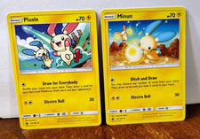 POKEMON PLUSLE 53/168 & MINUN 54/168 REGULAR FINISH SUN & MOON CELESTIAL STORM on eBay