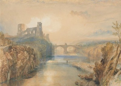Turner Barnard Castle 1825 Romantische Meereslandschaft Wandkunstdruck Poster Maritime Atmo