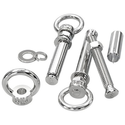 304 SS Augenspreizschrauben mit Ringen zur sicheren Wandbefestigung 6 mm 8 mm 10