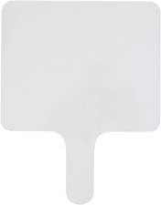 Dry Erase Answer Paddle - White Board, Double Sided 1 Pack, 7.83 Inches X 6.46