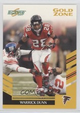 2007 Score Gold Zone /600 Warrick Dunn #71 0q3