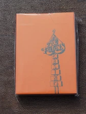 Ace Fulton's Casino Playing Cards Vintage Orange & Brown ~ Dan & Dave NEW SEALED