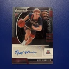 2020-21 Panini Prizm Draft Picks Nico Mannion #PA-NM Auto RC Warriors Arizona