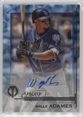 2019 Topps Tribute Blue 84/150 Willy Adames #TA-WA Auto 1g1k