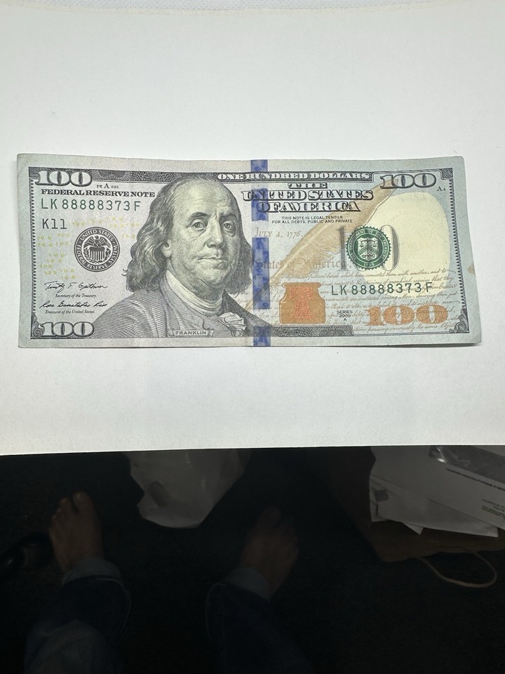 US 100 Binary Dollar Bill. Fancy Rare Binary 100 Dollar Bill. | eBay