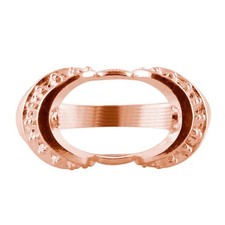 Semi Mount Causal Ring 1.5MM Round Shape Faceted Cut 925 Sterling Silver Ring