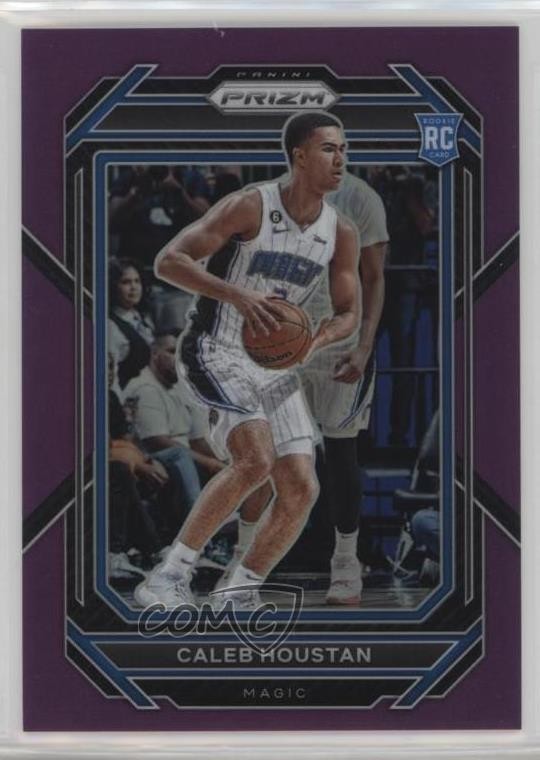 2022-23 Panini Prizm Purple Prizm /99 Caleb Houstan #269 Rookie RC 0xh3
