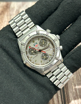 TAG Heuer 2000 CE1111 Quartz Chronograph Gray Dial Professional