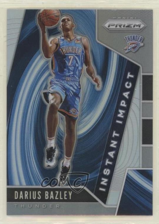 2019-20 Panini Prizm Instant Impact Silver Darius Bazley #17 Rookie RC 03db