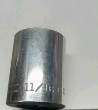 Craftsman 11/16" Double Square Socket 1/2" Drive 8 Point Flying =V= V Series USA