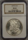 1878-CC Morgan Silver Dollar NGC MS64 $1