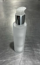 54 PCS 120ml/4.2oz Refillable Frosted Glass Lotion Pump Bottle Cosmetic Travel .