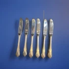 Grand Colonial by Wallace Sterling lot of 6 Butter Spreaders 6 1/4" NO MONO
