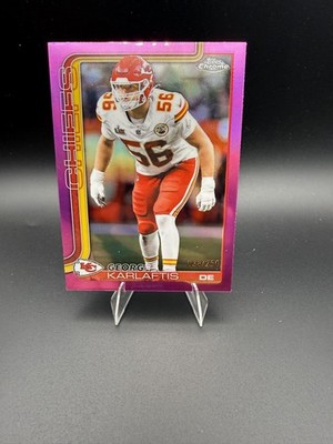 2025 Topps Chrome - George Karlaftis #152 Pink Refractor /250