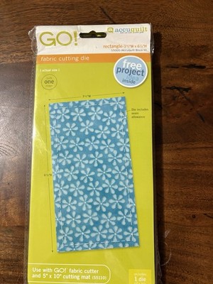 Acquit Go! Fabric Cutting Die - Rectangle 3 1/2  X 6 1/2 # 55005