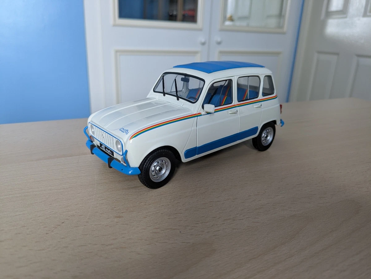 Miniature Solido Prestige 1:18 - Renault 4cv Galerie Ski Winter Edition - Rare