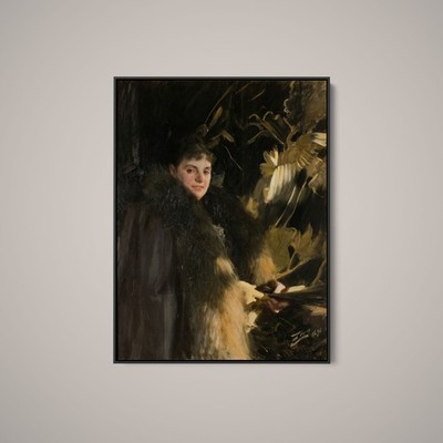 Anders Leonard Zorn - Mrs Veronica Heiss - Art Print on Paper or Canvas