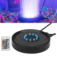 Aquarium Bubble Light LED Fish Tank Bubbler Light, Remote Controlled Aquarium...