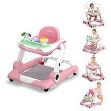 Baby Walker with Wheels, 5 in 1 Walker for Baby Boy Girl 6-12 Months with Bounce