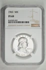 1963 50C Silver Proof Franklin Half Dollar NGC PF 69 New Holder