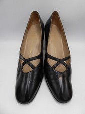 VINTAGE LEATHER LADIES HIGH HEEL SHOES FASHION BUCKLEY & NUNN MELBOURNE -8 B