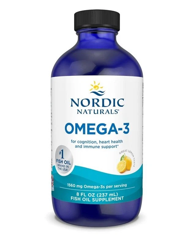 Nordic Naturals Omega-3, 1560mg Lemon 237 ml. (Exp. 01/28)