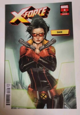X-FORCE #6 02/2025 VF+ JAY ANACLETO SAGE VARIANT MARVEL COMICS