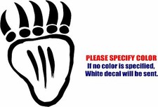 Tribal Indian Bear Claw Graphic Die Cut decal sticker Car Truck Boat Window 7"