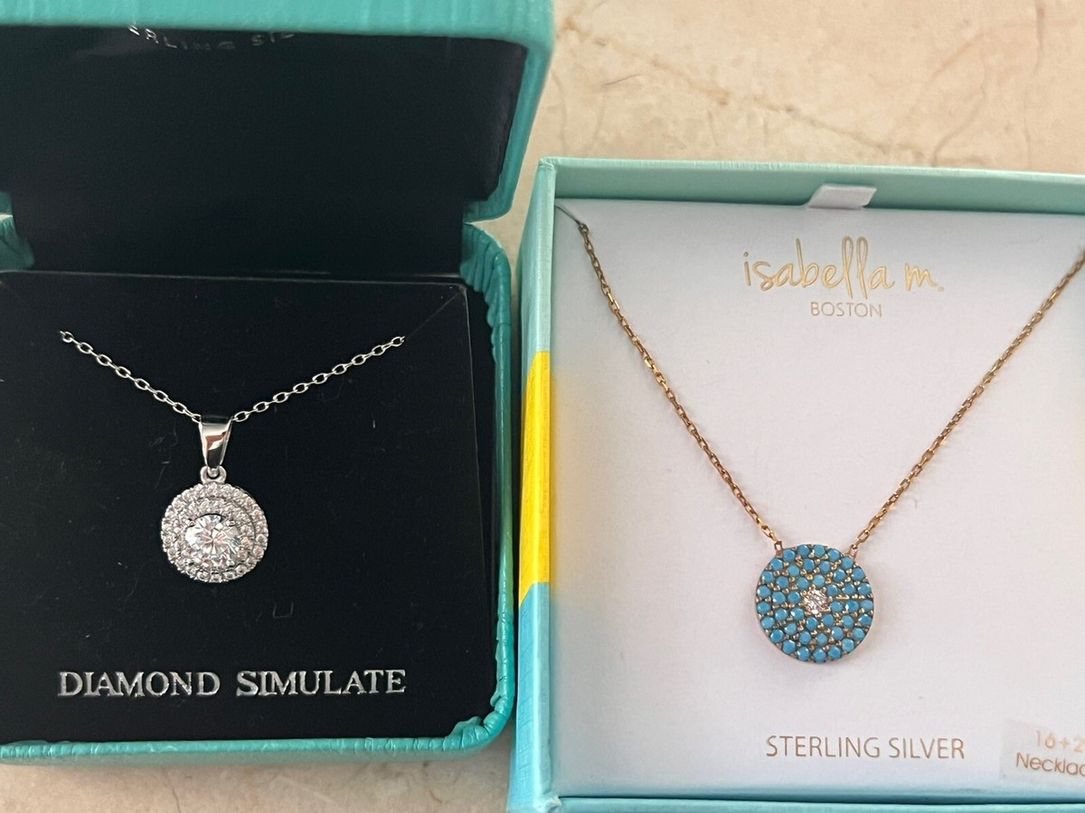 New Sterling 925 Isabella Leah Hanna Diamond Simulate CZ