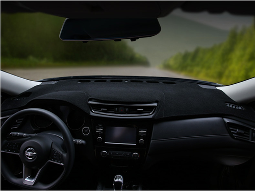 1X Black Dashboard Dash Mat Dashmat Sun Cover Pad For Nissan Rogue Sport 17-2022 - Picture 2 of 7