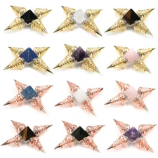 Copper Spiritual ENERGY GENERATOR Meditation Chakra Divining Pyramid Pendulum