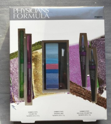 Physicians Formula 3 Piece Gift Set Shimmer Strips Shadow Eyeliner Trio  PF80372