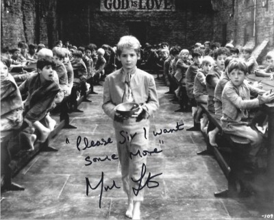 Mark Lester In Person signed 10'' x 8'' Foto + RARE Zitat!!!- Oliver ! #3