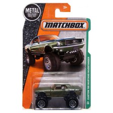 Matchbox MBX Explorers Custom 1968 Mustang Mudstanger 94/125 coche 1:64 nuevo