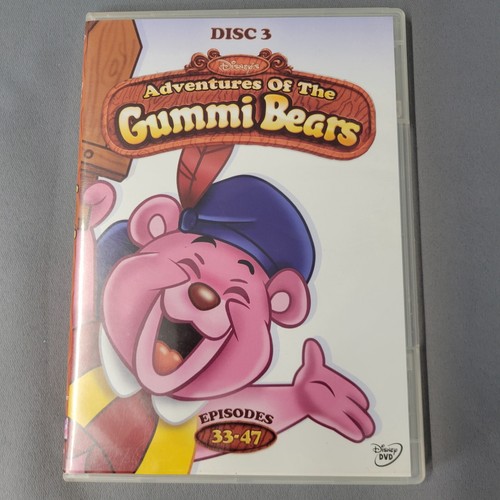 Adventure OF The Gummi Bears DVD Disc 3 Episodes 33-47 Cartoon Disney