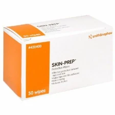 Skin-Prep Protection Dressing Wipes - Box of 50