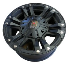 17x9 Xd Xd822 Monster Ii Matte Black Wheel 5x4.55x5 18mm Offset New