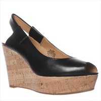 Nine West Cantalope Wedge Sandals - Black, 10 Us on sale Nine West Cantalope Wedge Sandals - Black, 10 Us on sale
