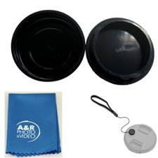 Rear Lens Cap Body Cap Cover Set For Pentax 645 PK645 645Z 645D 645N Holder