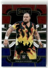 2024 Panini Select WWE Red White Blue #99 Bam Bam Bigelow Legend Wrestling Card