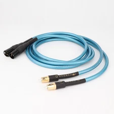  Hi-END Cross RCA To XLR Balanced Audio RCA Cable Signal Interconnect Line WIre