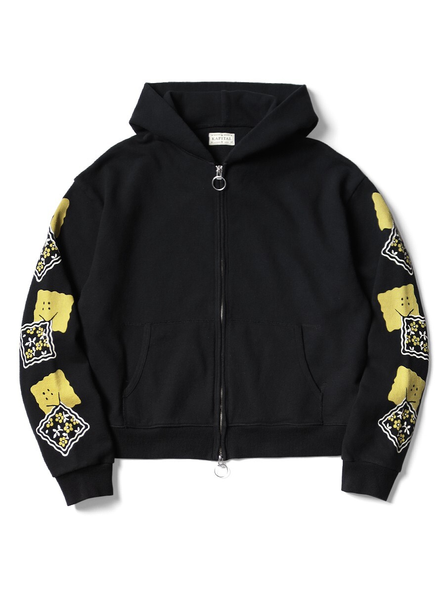 ASK availability First) Kapital Fleece ZIP UP GYM Hoodie (PECKISH