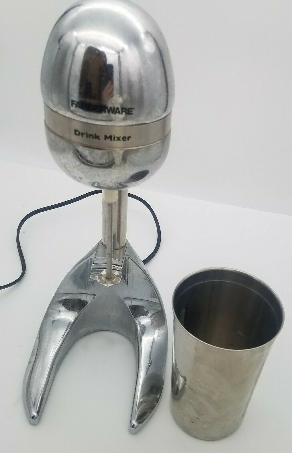 Farberware Drink Mixer Shake Cocktail Maker Model FDM300 Chrome Works