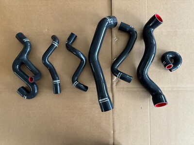 High Performance Silicone Cooling Hose kits Black color for BMW E34 540 M60