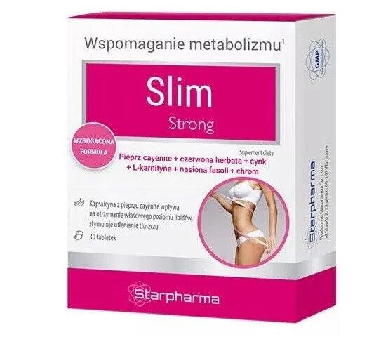 STARPHARMA (Einheit/0,12€) Slim Strong SlimStrong Stoffwechsel 30 Tab.