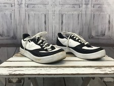 Adidas Mens Black White Athletic Running Casual  Walking Shoe Sneaker Sz 9