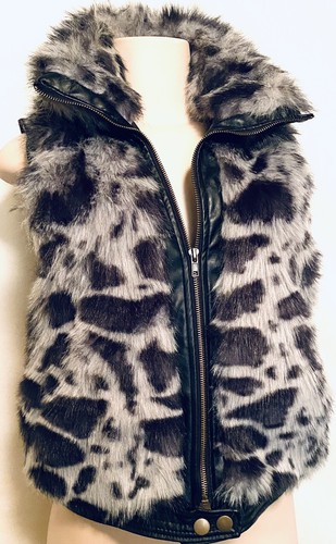 Alexis Print Sleeveless Vest Jacket EUC 